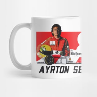 Ayrton Senna 8 Mug